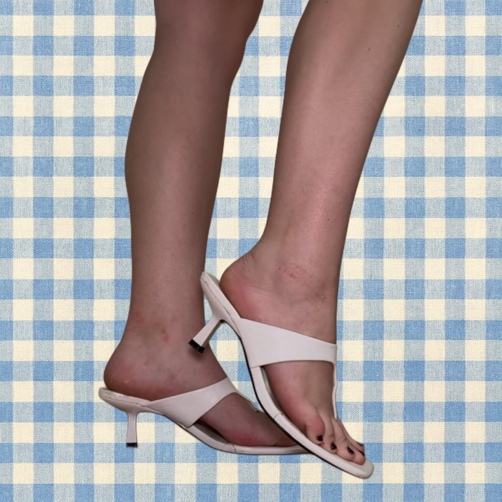 Elegant Cream Women's Kitten Heels